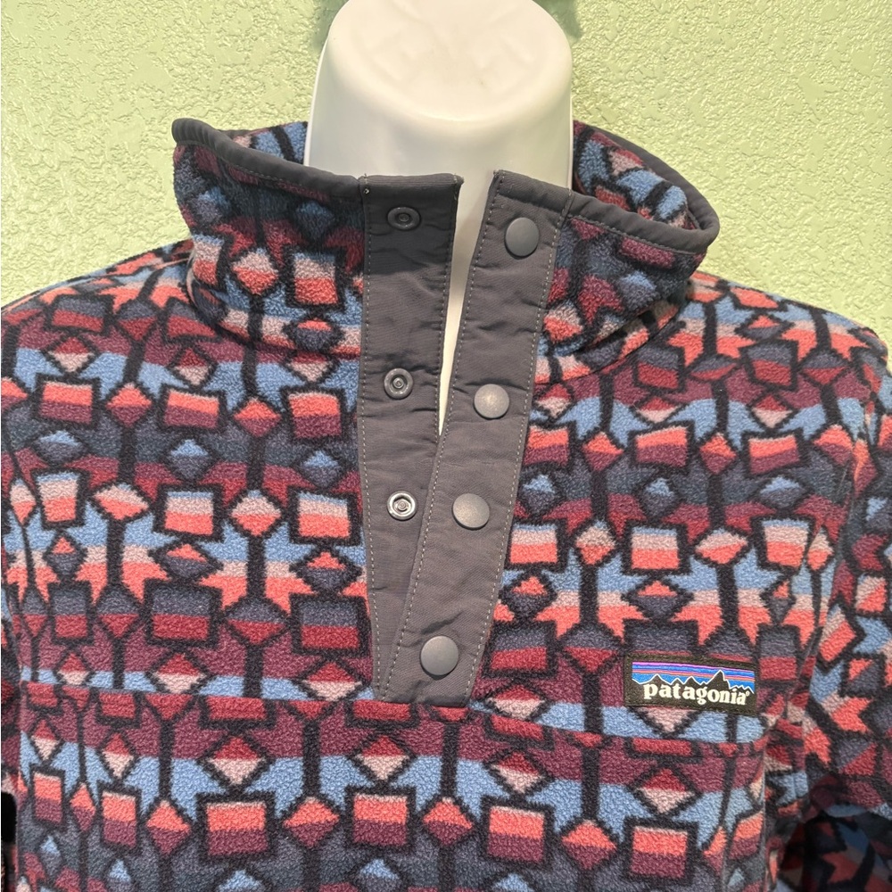 PATAGONIA Women's Micro D Snap-T Fleece Synchilla Pullover Sz S - Picture 7 of 13